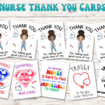 10 Cute Nurse Thank You Cards (Free Printable) - Cassie Smallwood with Free Printable Cards For Nurses Week