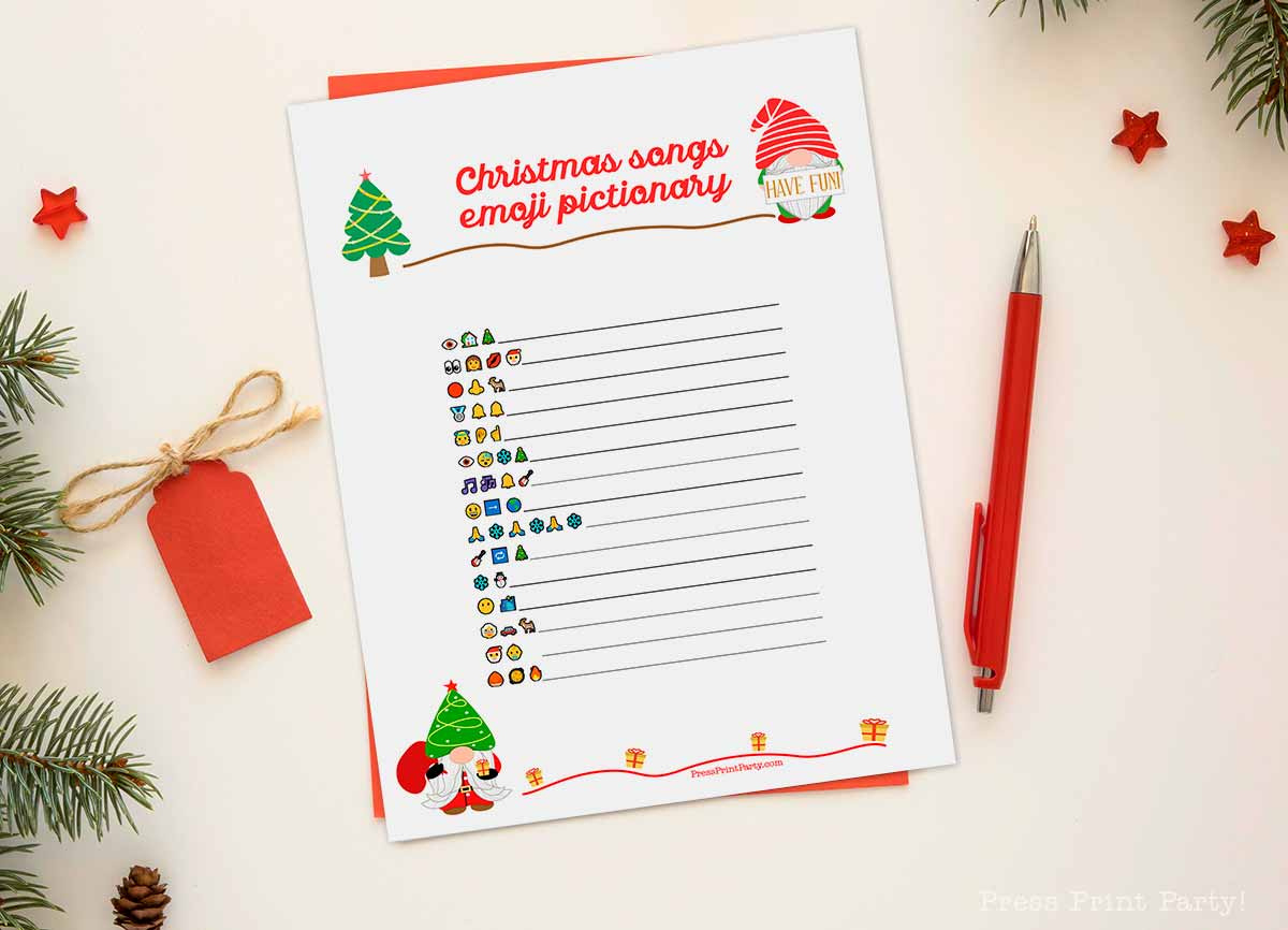 10 Free Christmas Games Printables - Press Print Party within Free Printable Christmas Games For The Office
