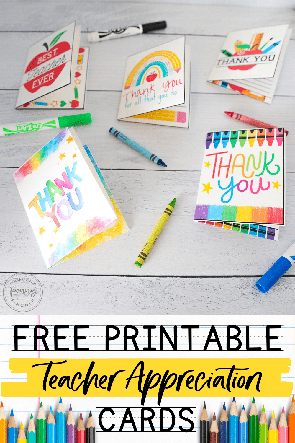 10 Free Teacher Appreciation Card Printables - Prudent Penny Pincher inside FREE Printable Cards For Teacher Appreciation Week