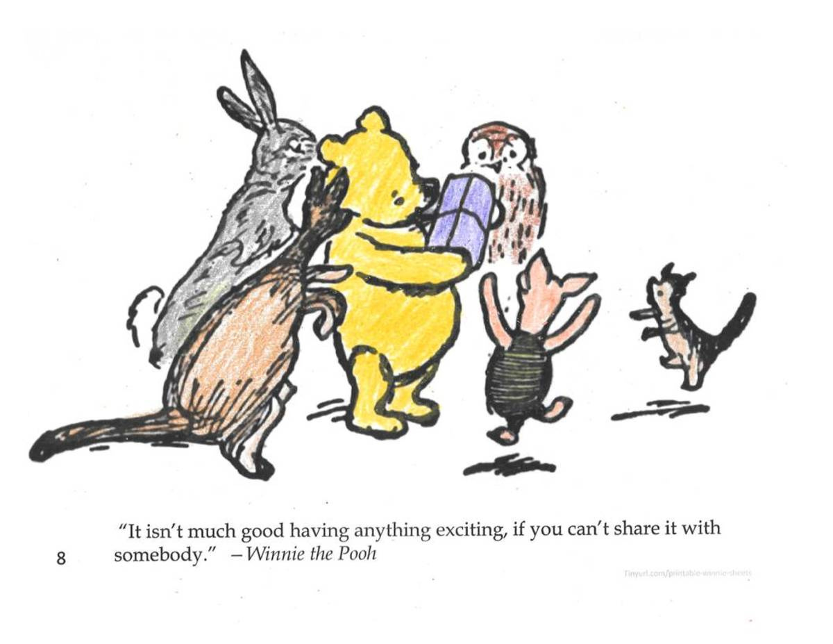 10 Printable Classic Winnie The Pooh Coloring Sheets - Hubpages in Free Printable Classic Winnie The Pooh