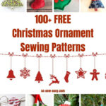100+ Free Christmas Ornament Sewing Patterns | So Sew Easy with FREE Printable Christmas Ornament Sewing Patterns