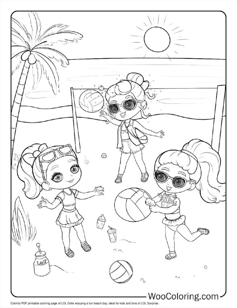 100+ Lol Surprise Coloring Pages (Free Pdf To Print) | Woo Coloring within FREE Printable Colouring Pages Lol Dolls