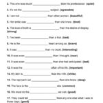 101 Comparative Superlative Pdf Worksheets With Answers - Grammarism with regard to Free Printable Comparative And Superlative Worksheets