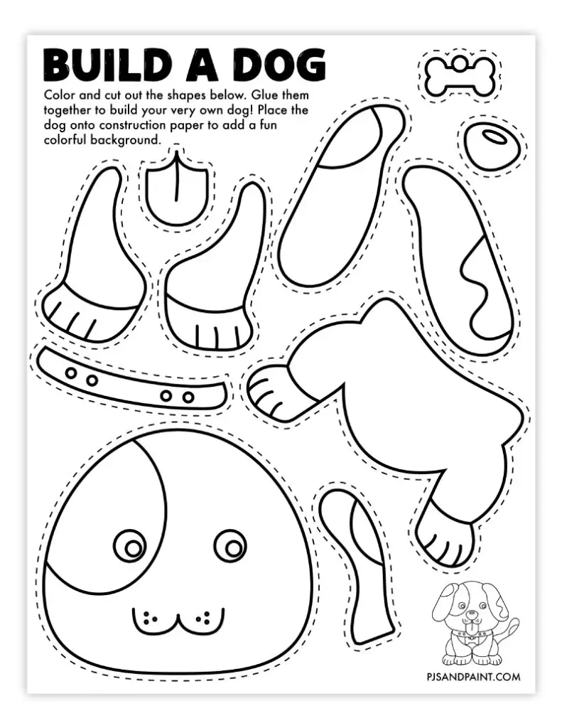 101 Free Printable &amp;quot;Build Your Own&amp;quot; Crafts - Pjs And Paint throughout Free Printable Crafts For Adults