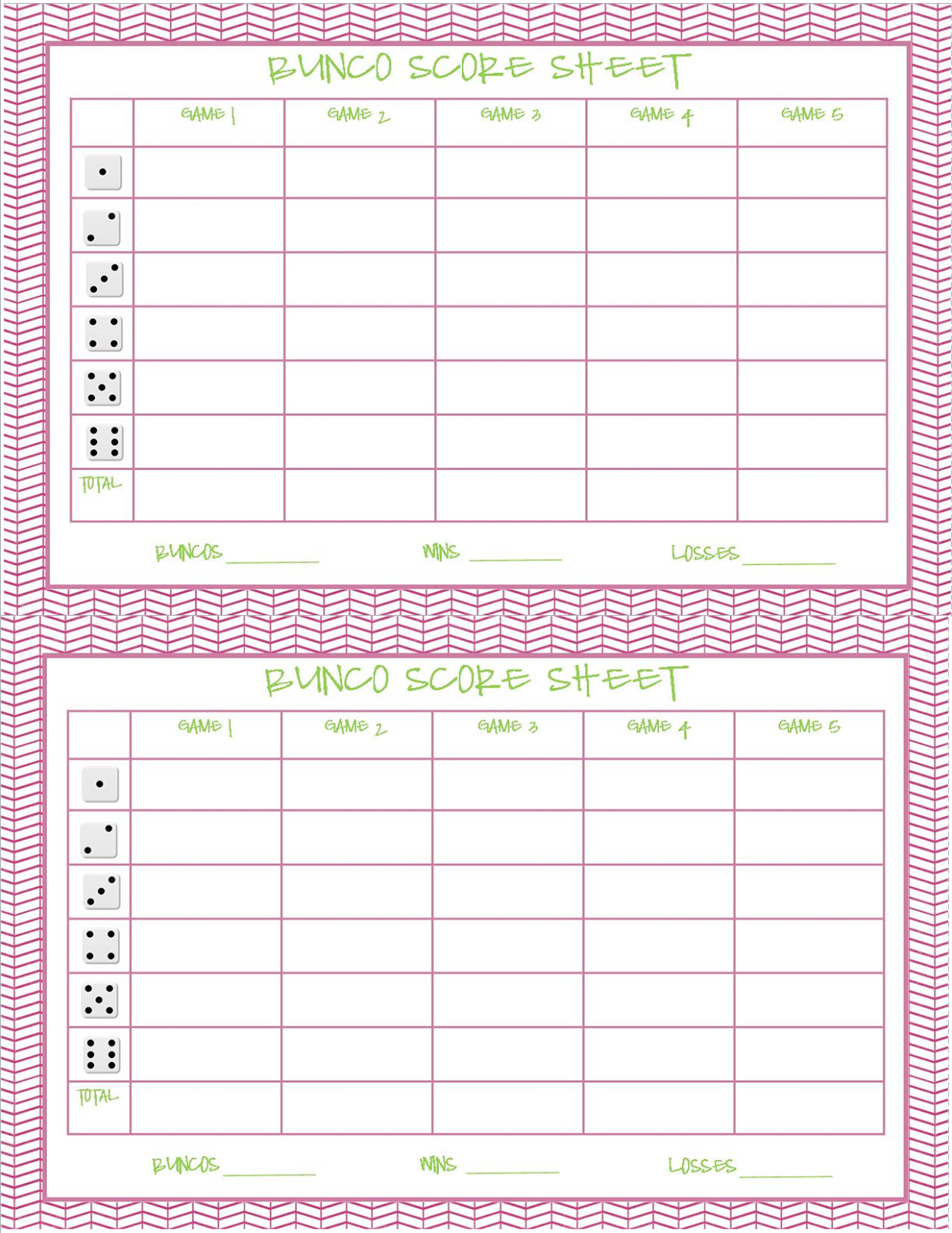 12 Best Bunco Score Sheets Ideas | Bunco Score Sheets, Bunco for FREE Printable Bunco Score Sheets Printable