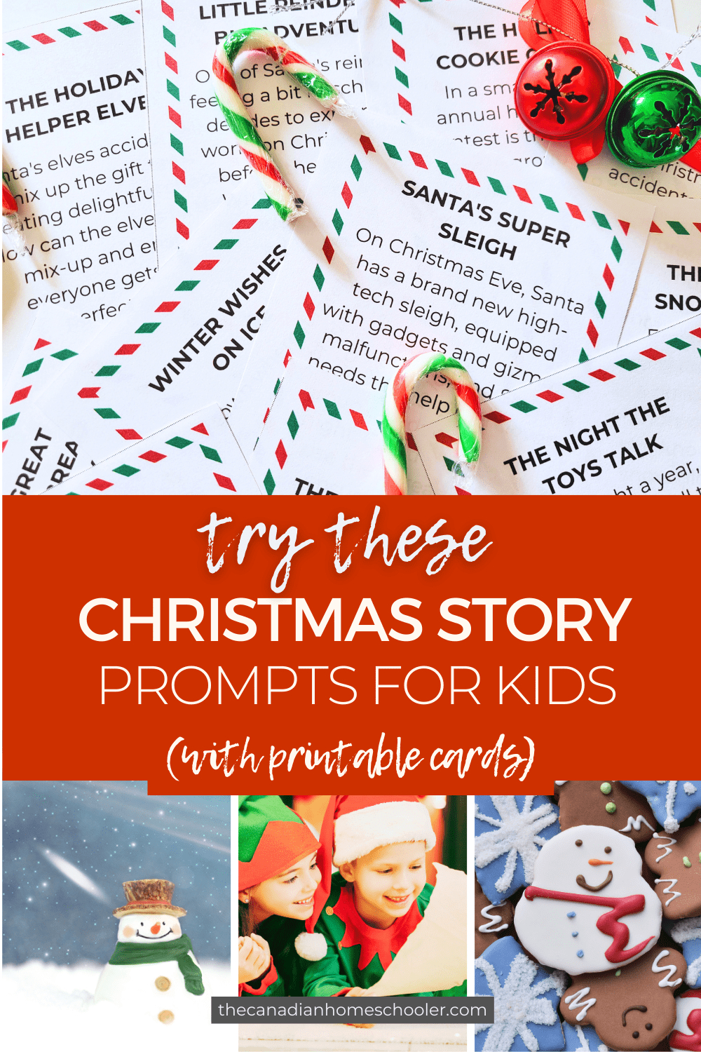 12 Christmas Story Prompts For Kids (With Free Printable Cards!) pertaining to Free Printable Christmas Short Stories