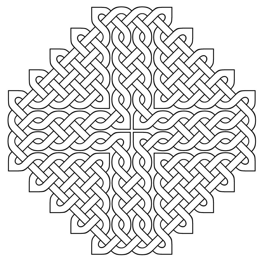120 Celtic Knot Ideas | Blackwork Cross Stitch, Blackwork Designs in FREE Printable Celtic Knot Patterns