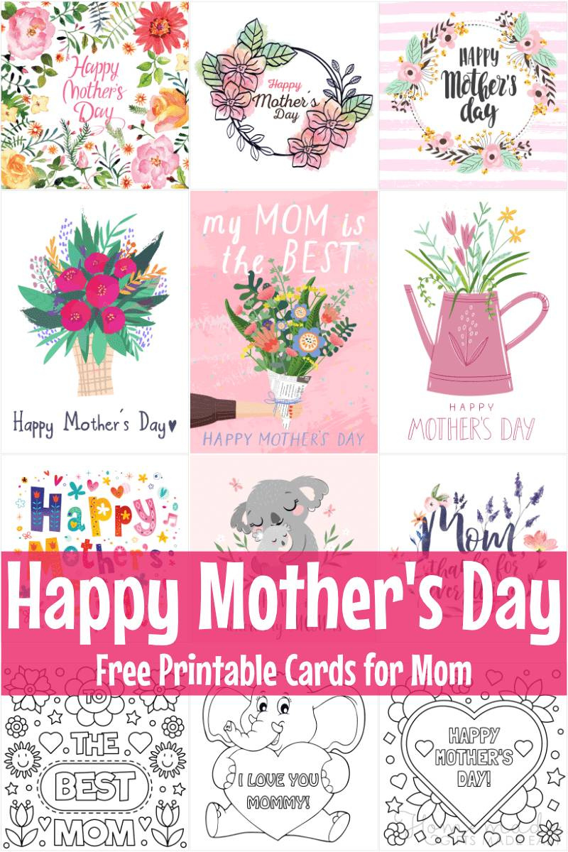 132 Free Printable Mother&amp;#039;S Day Cards For Your Mom with FREE Printable Cards For Mom