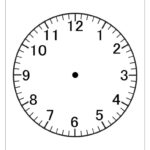 14 Printable Clock Faces (Free Pdfs To Download &amp; Print) inside FREE Printable Clock Face Without Hands