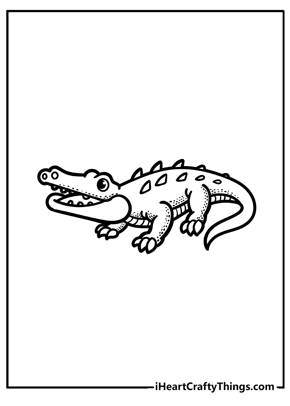15 Crocodile Coloring Pages (100% Free Printables) within Free Printable Crocodile Colouring Pages