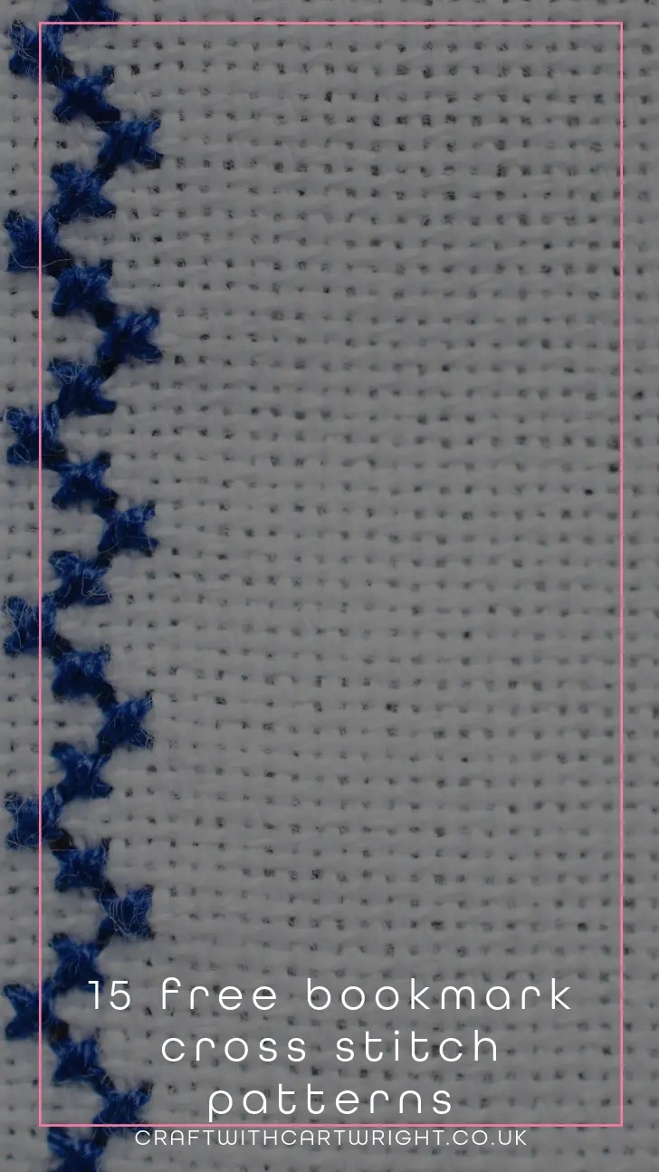 15 Free Bookmark Cross Stitch Patterns - Craft With Cartwright for FREE Printable Counted Cross Stitch Bookmark Patterns