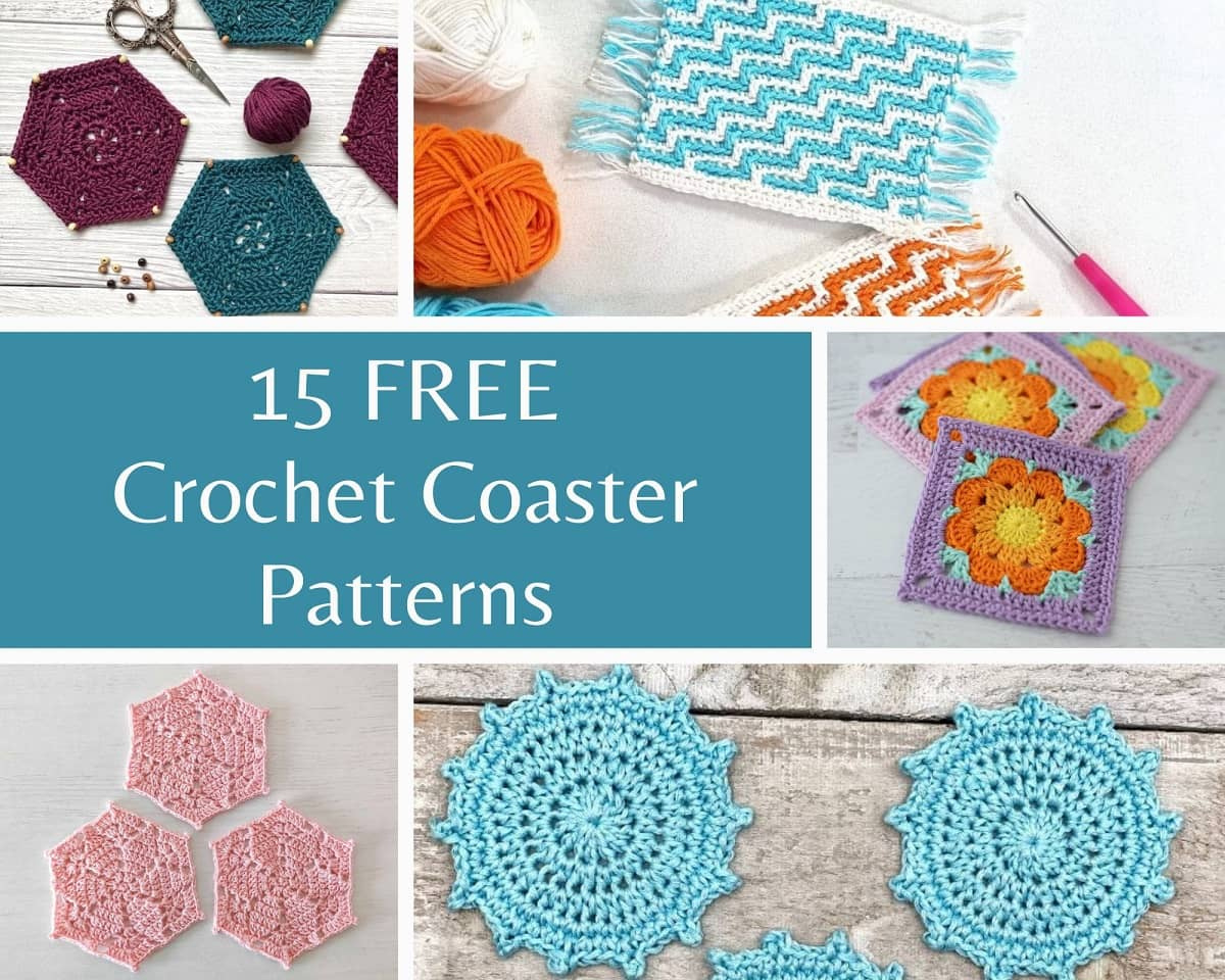 15 Free Crochet Coaster Patterns - Madegootie within FREE Printable Crochet Patterns For Coasters