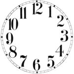16 Clock Face Images - Print Your Own! - The Graphics Fairy inside Free Printable Clock Faces For Crafts