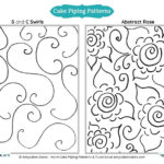 18 Pro Cake Decorating Piping Patterns + Free Practice Templates pertaining to FREE Printable Cake Decorating Practice Sheets