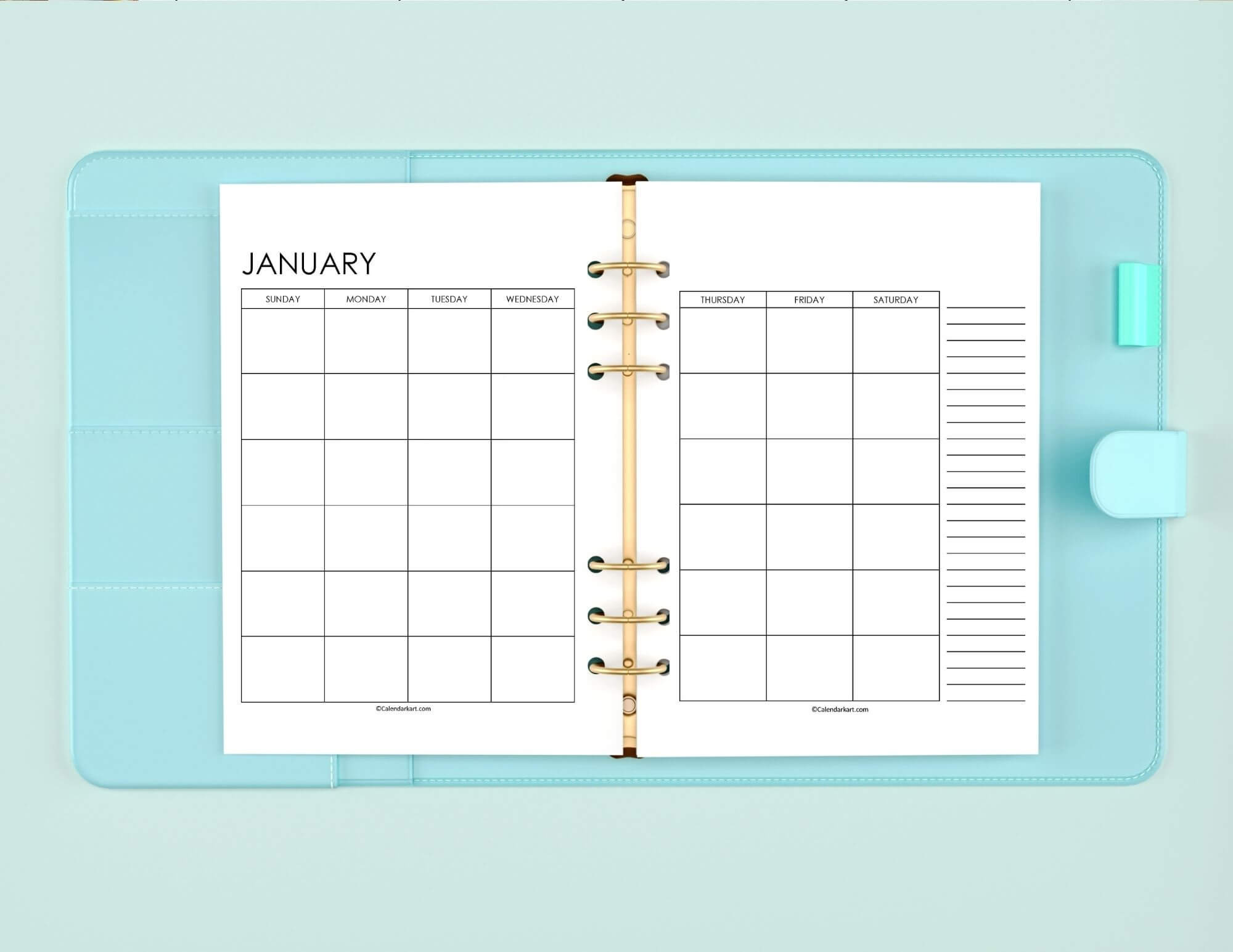 2 Page Monthly Calendars 2025 And Undated Versions - Calendarkart for FREE Printable Calendar 2 Pages Per Month