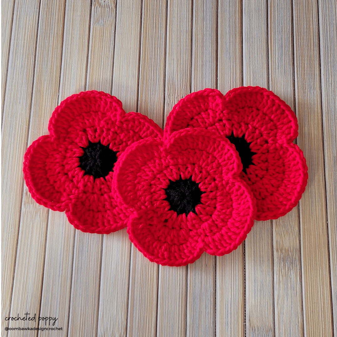 20 Beautiful Free Crochet Poppy Patterns pertaining to FREE Printable Crochet Poppy Pattern For Beginners