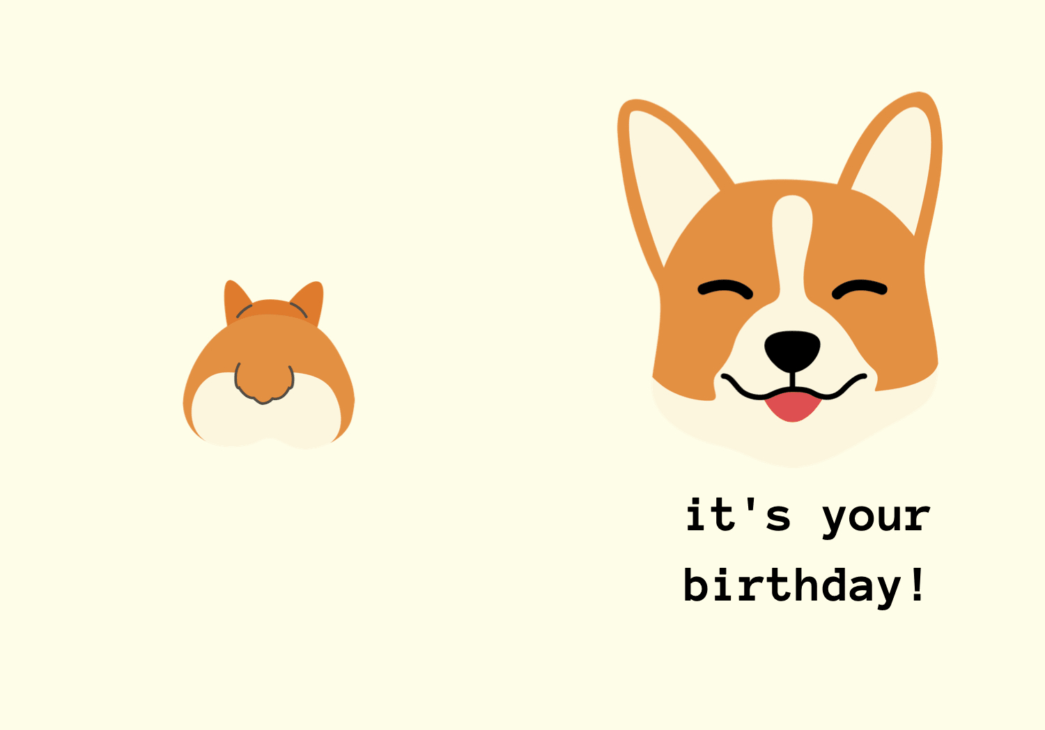 20 Free Printable Birthday Cards - Parade with FREE Printable Corgi Birthday Card