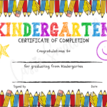 20 Preschool And Kindergarten Graduation Certificates (Free within FREE Printable Certificates For Kindergarten