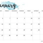 2025 Monday Start Calendar Printable - Watercolor - Paper Trail Design intended for Free Printable Calendar Starting With Monday