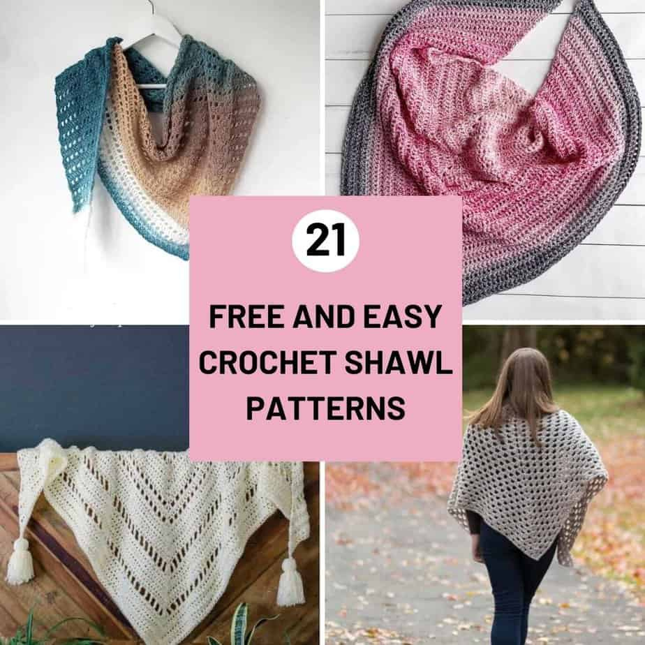21 Easy Crochet Shawl Patterns (Free) - Annie Design Crochet within FREE Printable Crochet Shawl Patterns