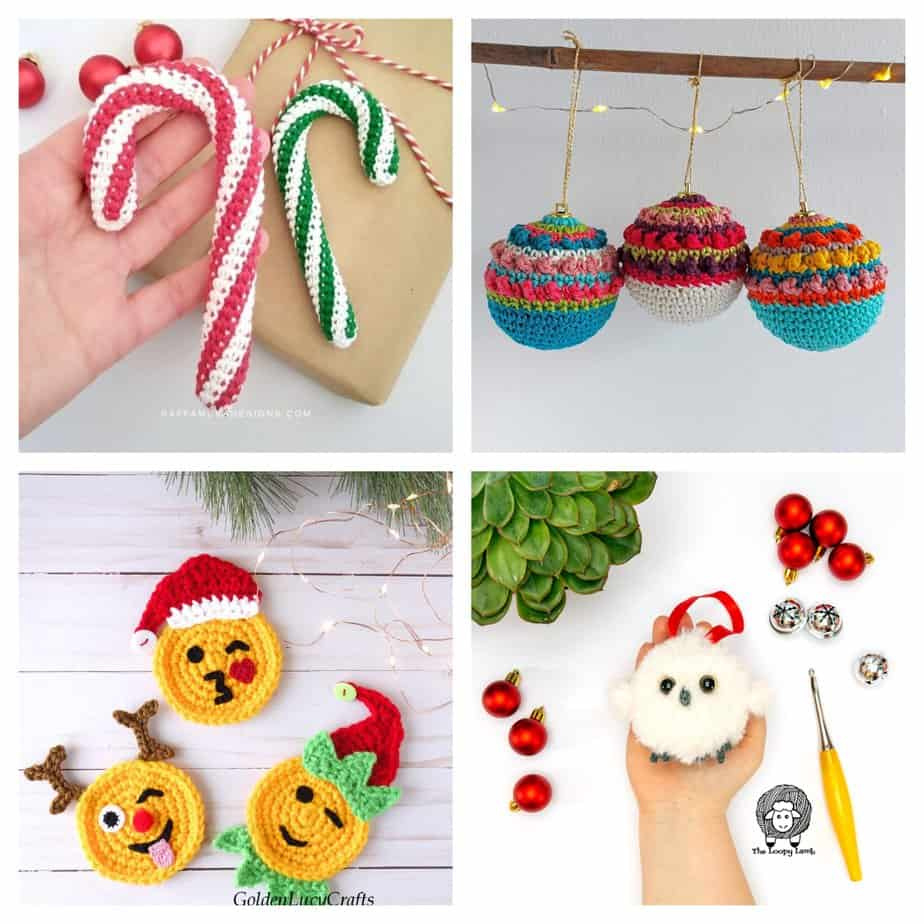 21 + Free Crochet Patterns For Christmas Ornaments - Annie Design intended for FREE Printable Crochet Christmas Ornament Patterns