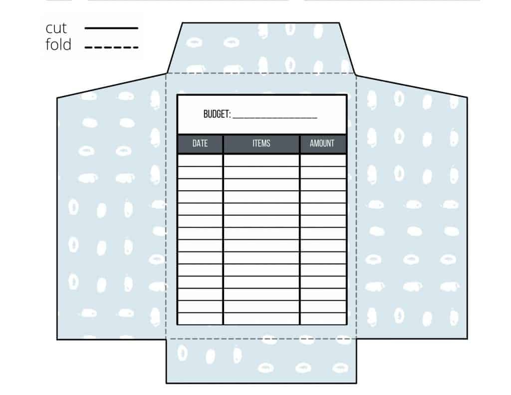 21 Free Printable Cash Envelope Trackers - My Printable Home regarding Free Printable Cash Envelope Template