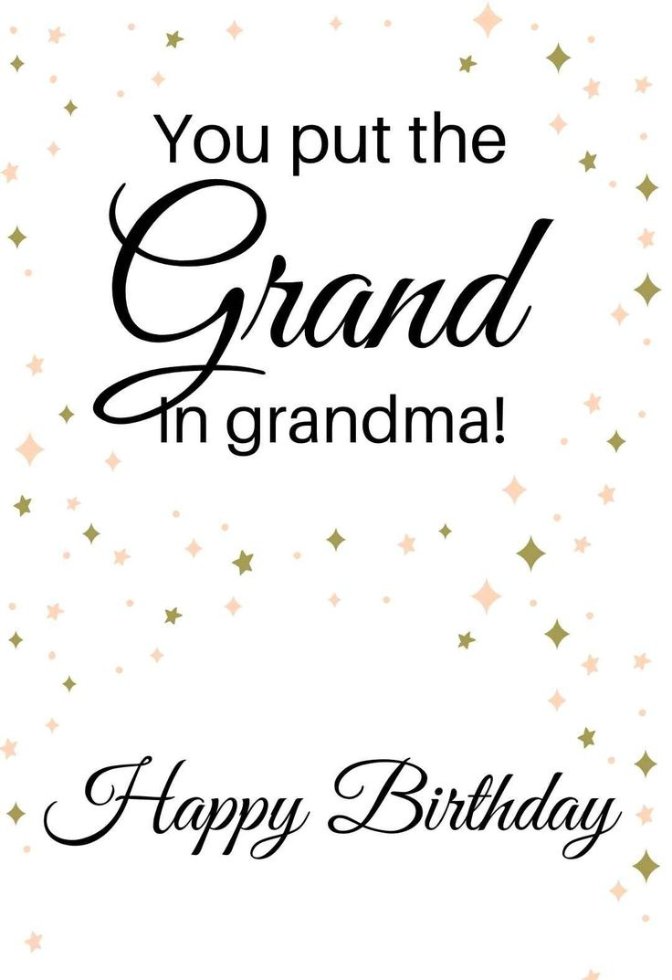 22 Awesome Grandma Printable Birthday Cards (Free) — Printbirthday with regard to Free Printable Cards For Grandma