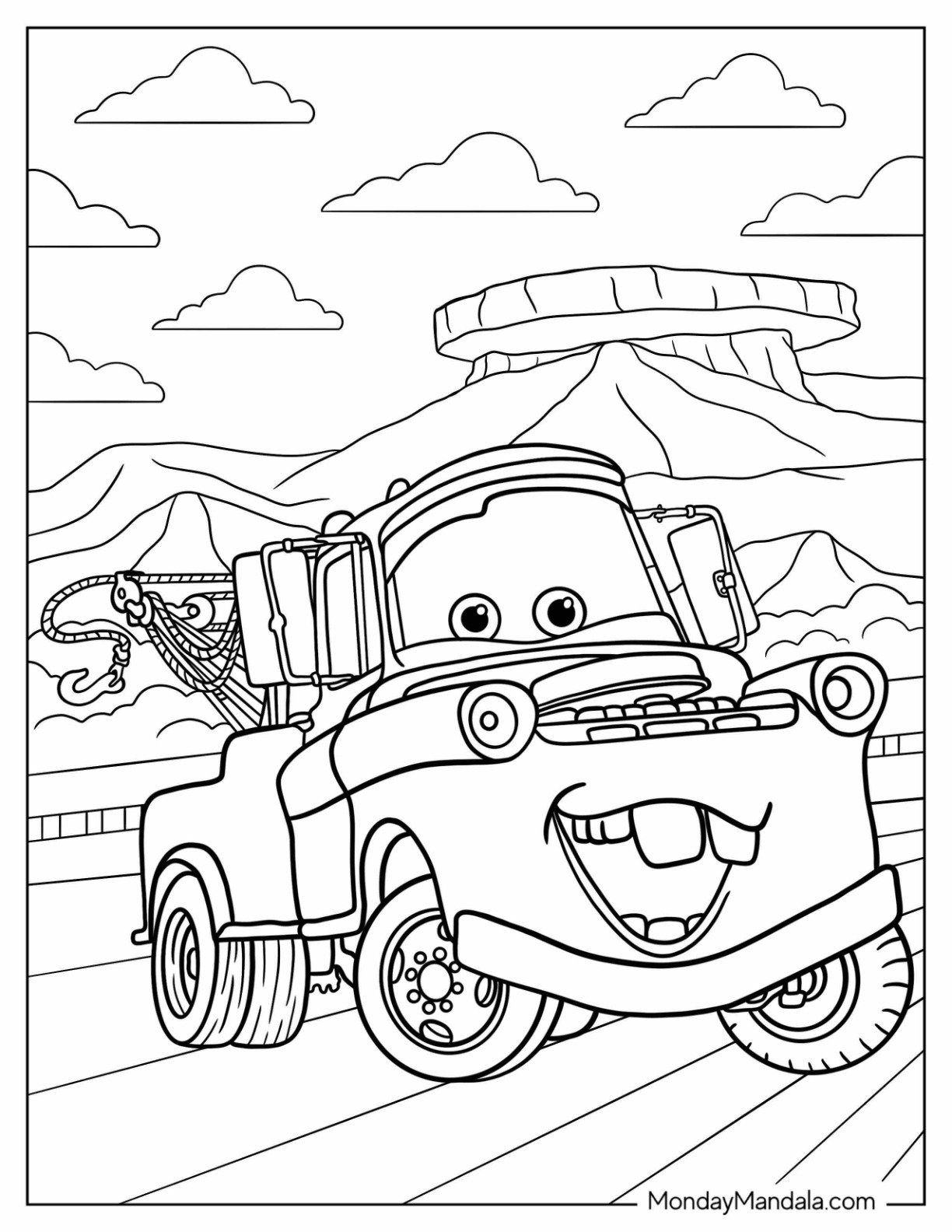 24 Disney Cars Coloring Pages (Free Pdf Printables) intended for FREE Printable Colouring Pictures of Cars