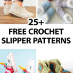 25 Cozy Crochet Slipper Patterns (All Free!) - Sarah Maker pertaining to FREE Printable Crochet Slipper Patterns