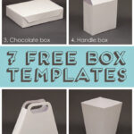 25 Plus Awesome Free Paper Box And Bag Templates — Epc Crafts regarding FREE Printable Candy Box Templates