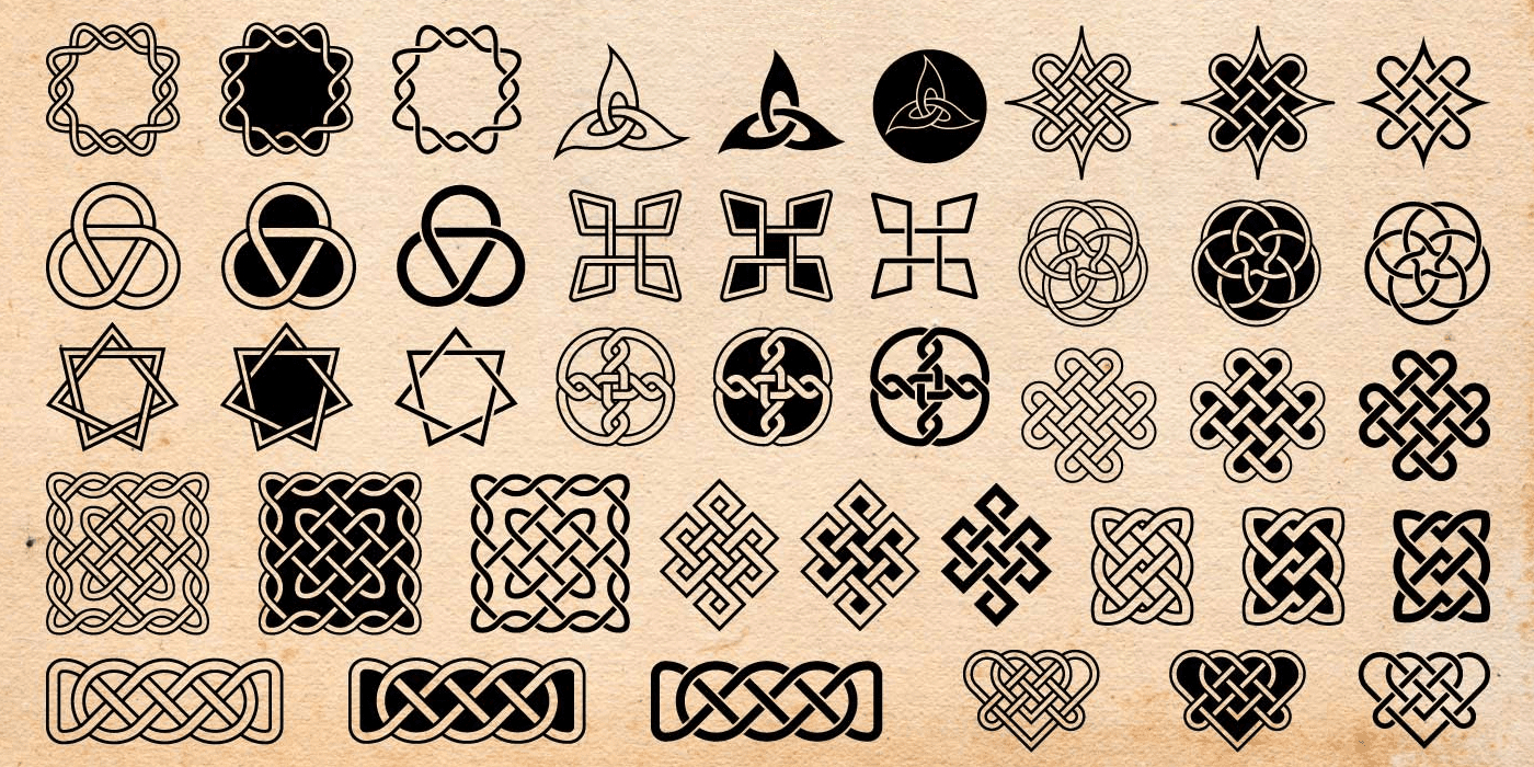 270+ Vector Celtic Knot Designs Pack | Bypeople pertaining to FREE Printable Celtic Knot Patterns