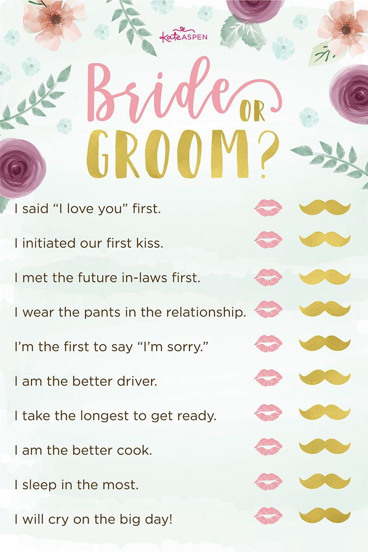 3 Exciting Bridal Shower Games + Printables! inside Free Printable Couples Wedding Shower Games