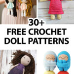 30 Free Crochet Doll Patterns - Sarah Maker throughout FREE Printable Crochet Doll Patterns
