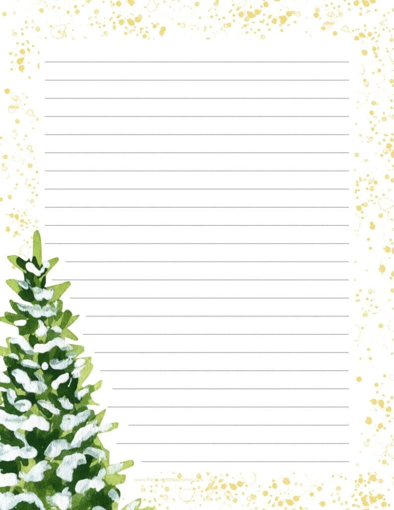 30+ Free Printable Christmas Border Printable Templates - The regarding FREE Printable Christmas Lined Paper