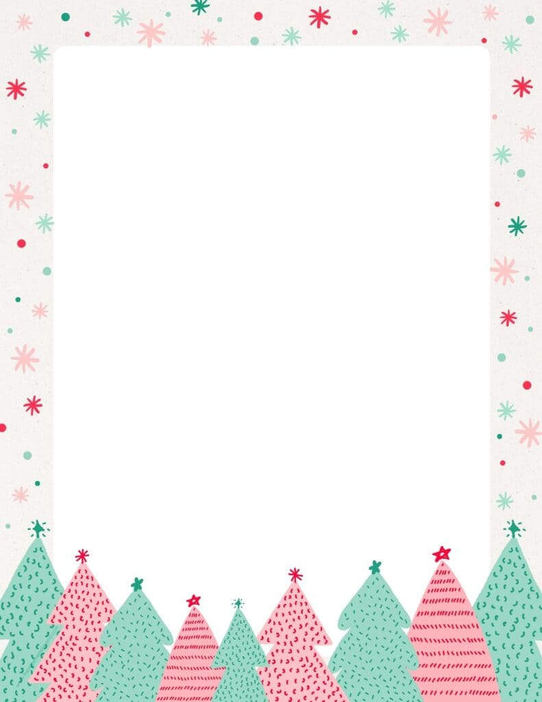 30+ Free Printable Christmas Border Printable Templates - The with Free Printable Christmas Borders For Word