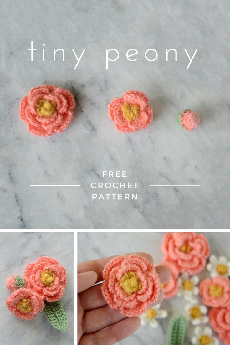 31 Free &amp;amp; Easy Crochet Flower Patterns + Ideas To Use Them - Sarah for FREE Printable Crochet Flower Patterns