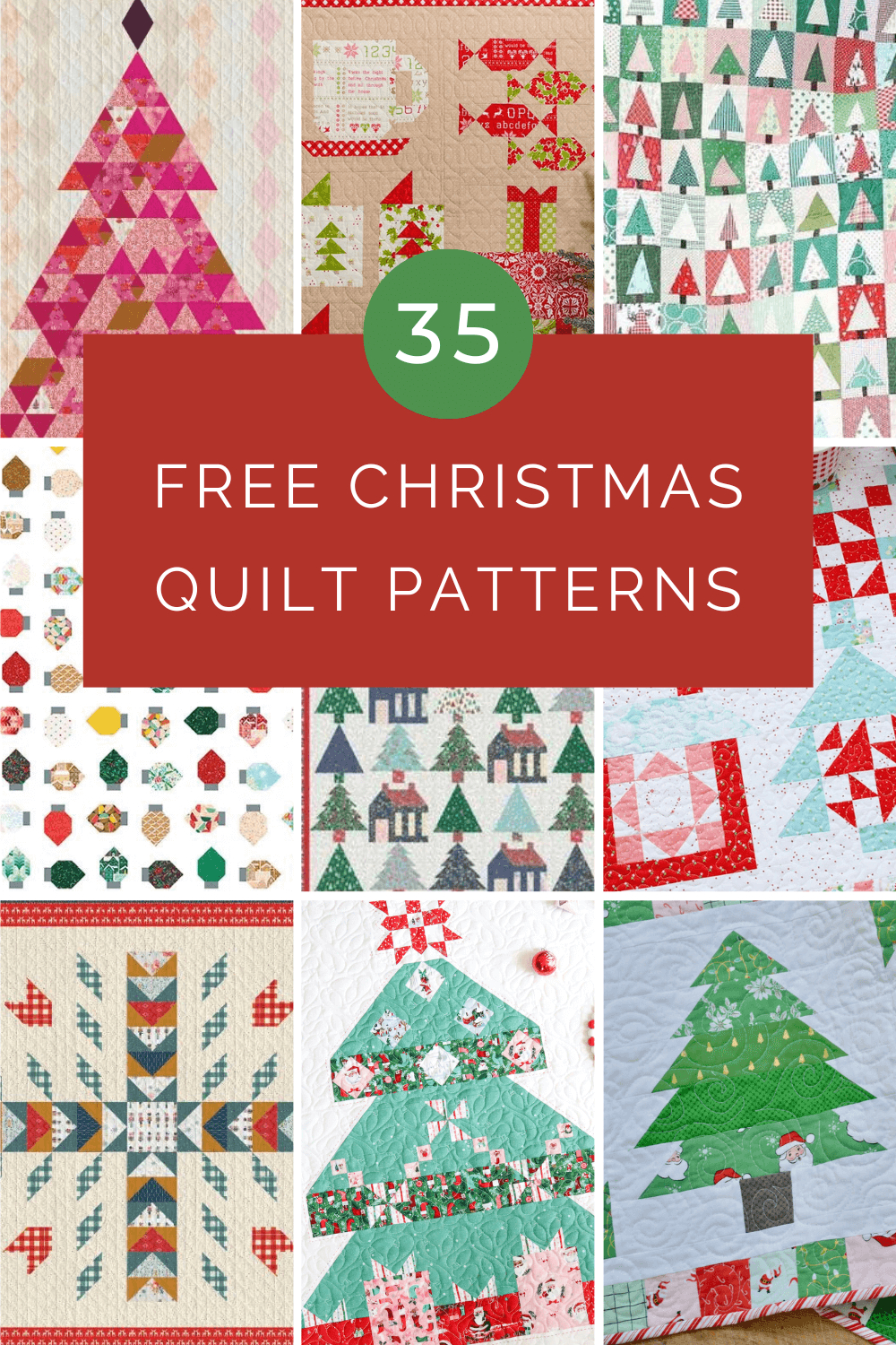 35 Totally Free Christmas Quilt Patterns regarding FREE Printable Christmas Quilt Patterns