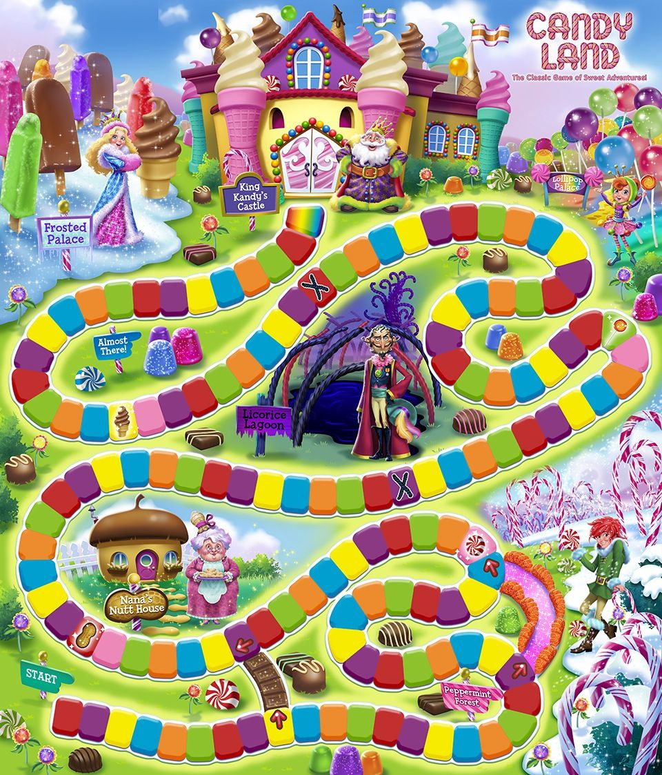 350 Cmp Hr 10 And Teaching Ideas To Save Today | Candyland Games in FREE Printable Candyland Game Board
