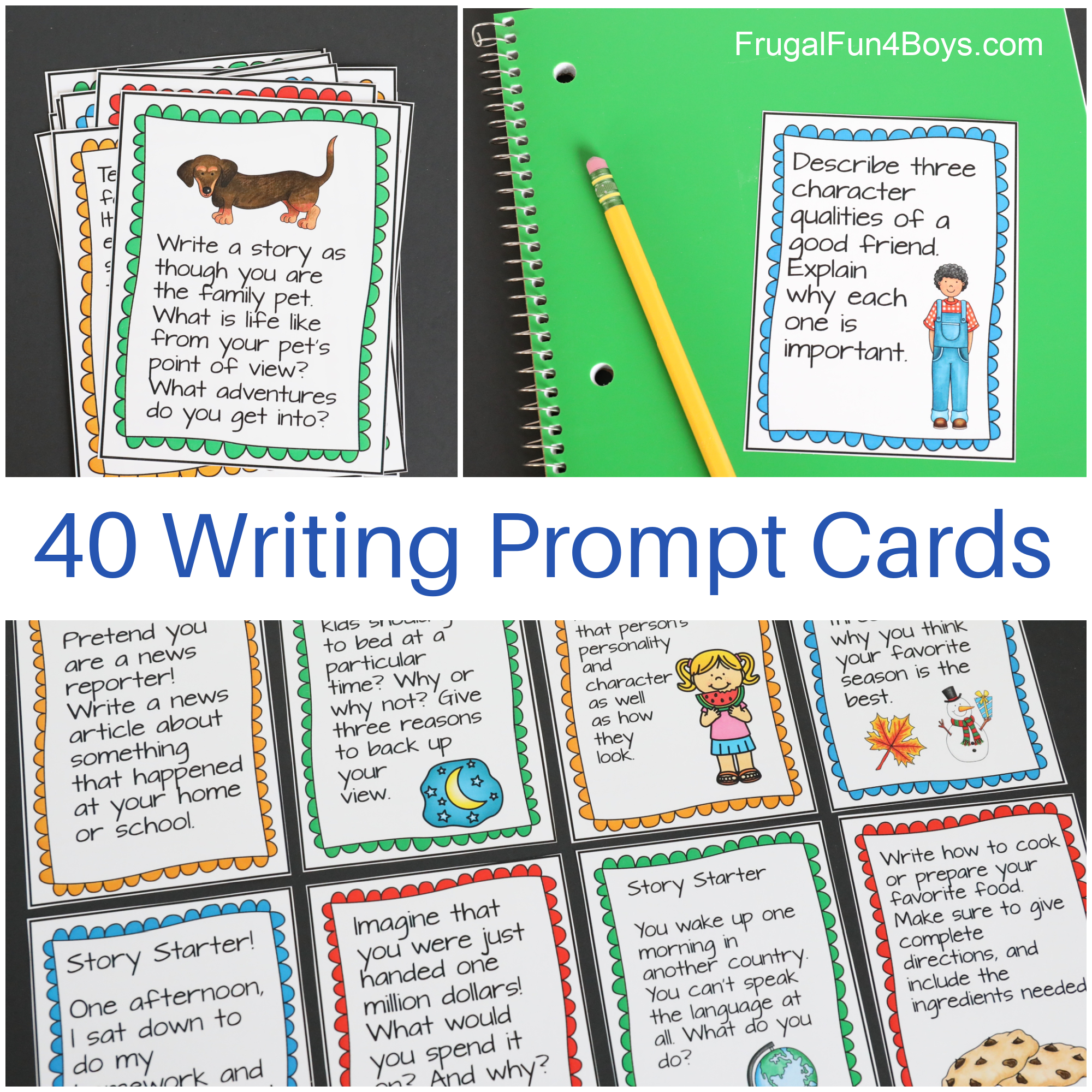 40 Printable Writing Prompts For 3Rd, 4Th, And 5Th Graders with Free Printable Creative Writing Prompts