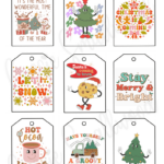 400+ Cutest Printable Christmas Tags (Free Pdf) - Cassie Smallwood intended for FREE Printable Christmas Name Tags Template
