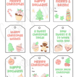 400+ Cutest Printable Christmas Tags (Free Pdf) - Cassie Smallwood pertaining to FREE Printable Christmas Treat Tags