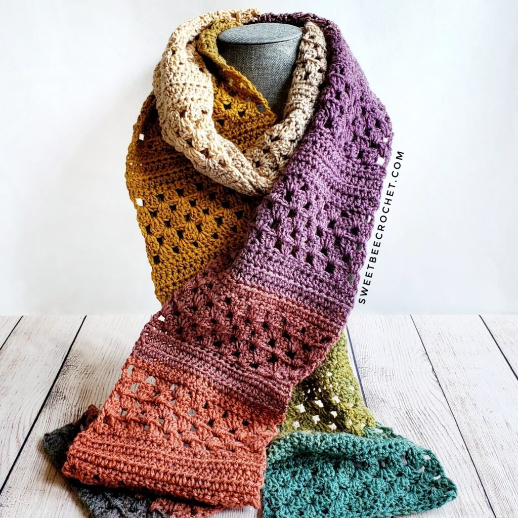 45+ Free Easy Crochet Scarf Patterns For Beginners - Sarah Maker within Free Printable Crochet Scarf Patterns