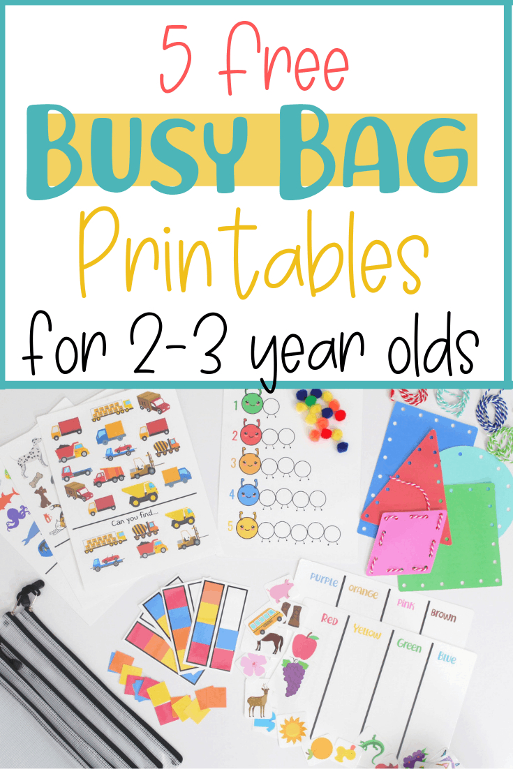 5 Free Busy Bag Printable Activities For Toddlers - Little pertaining to FREE Printable Busy Bag Printables