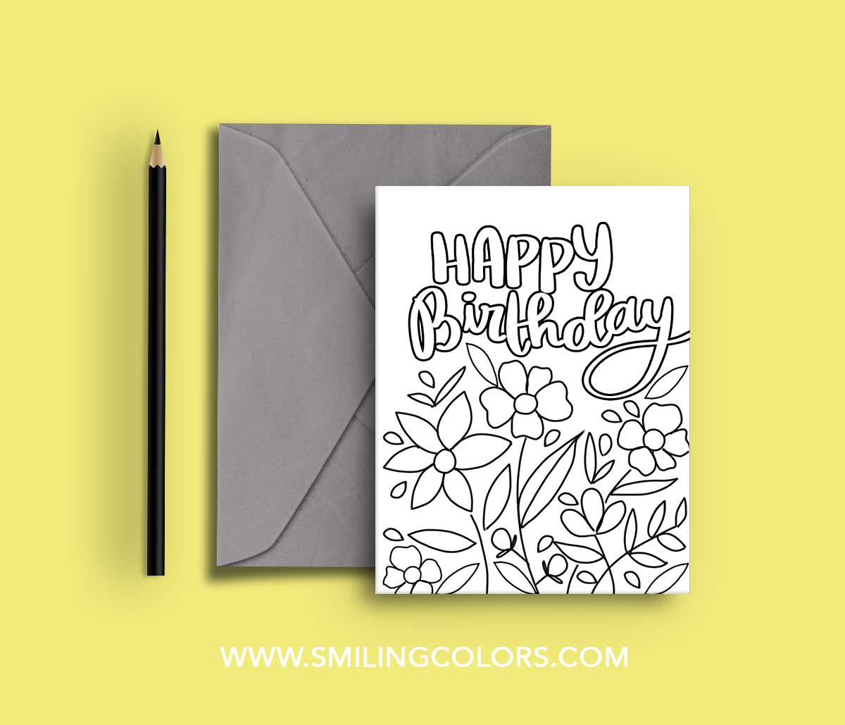 5 Free Printable Birthday Card Designs - Smiling Colors inside FREE Printable Cards For Adults