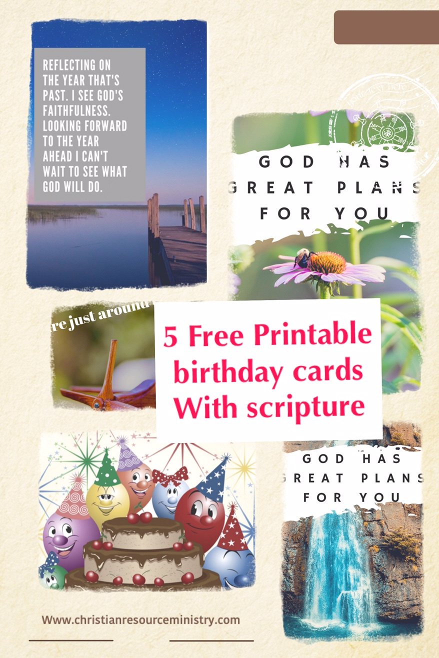 5 Free Printable Christian Birthday Cards – Christian Resource in Free Printable Christian Birthday Greeting Cards