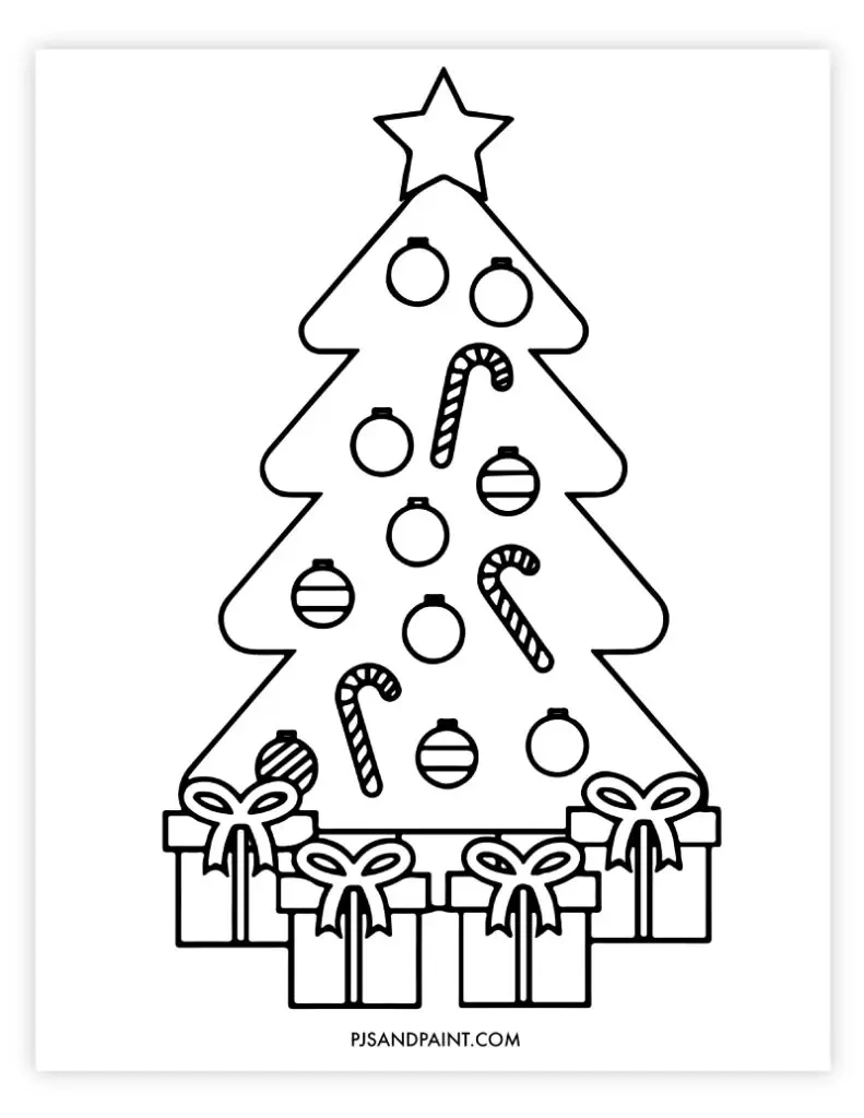 5 Free Printable Christmas Coloring Pages For Kids - Pjs And Paint intended for FREE Printable Christmas Pictures For Kids