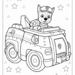 58 Paw Patrol Coloring Pages (Free Pdf Printables) regarding Free Printable Chase Paw Patrol