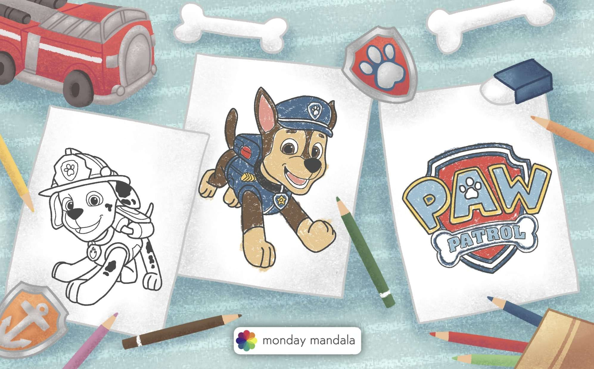 58 Paw Patrol Coloring Pages (Free Pdf Printables) with regard to FREE Printable Chase Paw Patrol