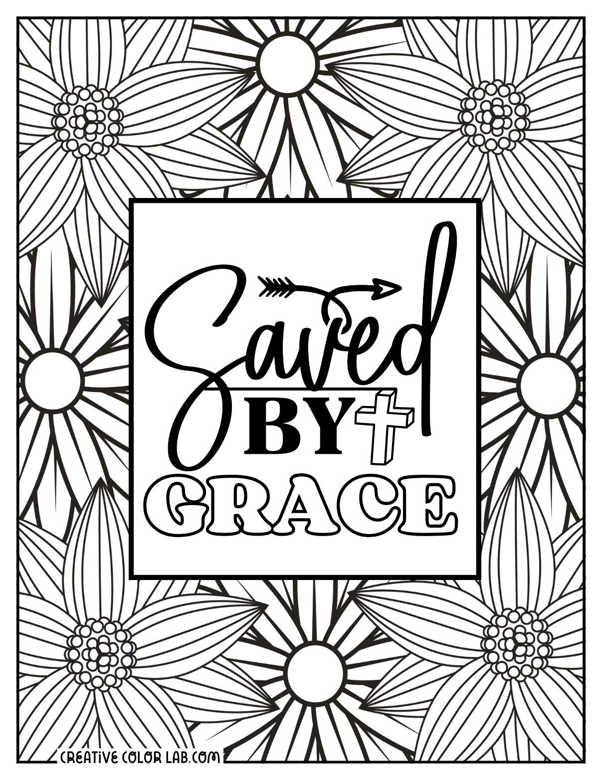 61 Bible Verse Coloring Pages | Free Printable Christian Quotes throughout FREE Printable Christian Colouring Pages