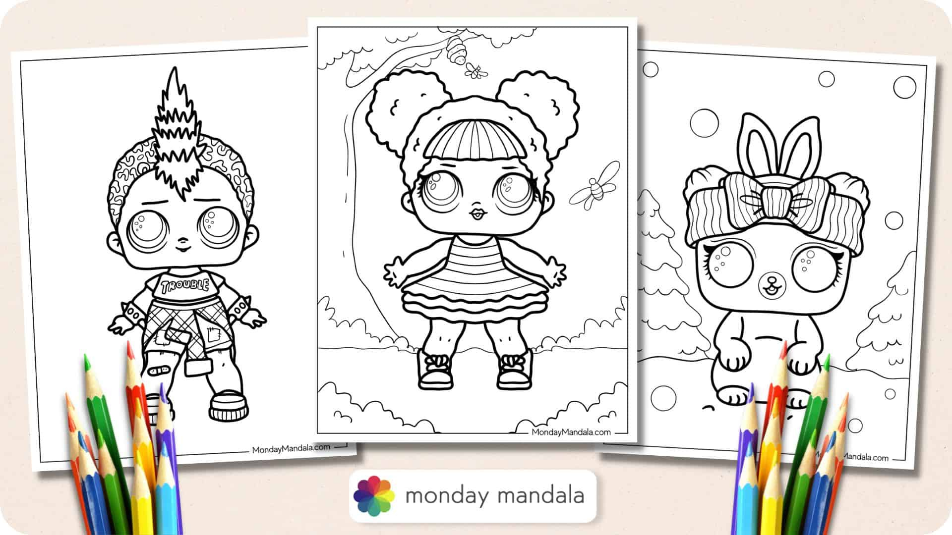80 Lol Surprise Coloring Pages (Free Pdf Printables) regarding Free Printable Colouring Pages Lol Dolls